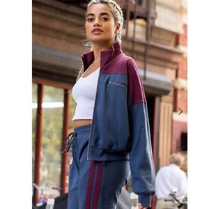 Spiritual Gangster so fly blocked zip up jacket